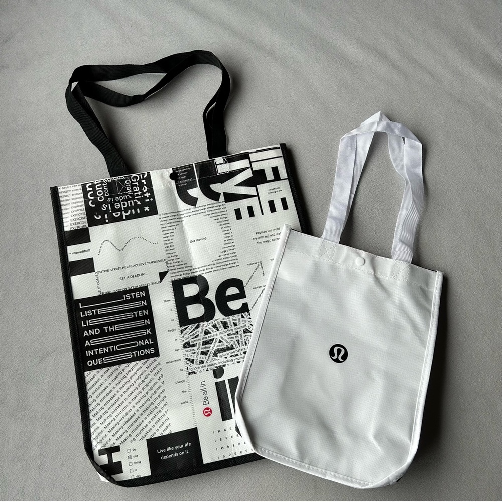 Set of 2 ~ Lululemon Bags ~ One Large One Small
